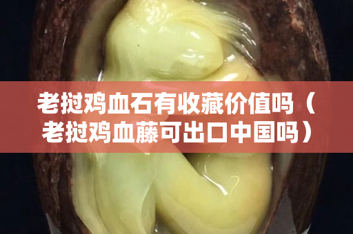 老撾雞血石有收藏價值嗎（老撾雞血藤可出口中國嗎）