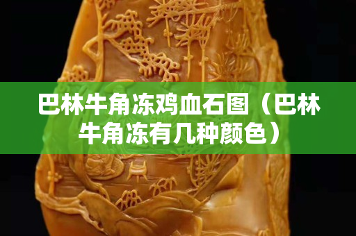 巴林牛角凍雞血石圖（巴林牛角凍有幾種顏色）
