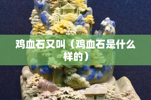 雞血石又叫（雞血石是什么樣的）