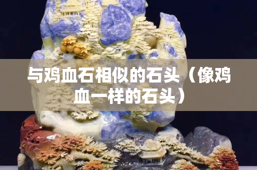與雞血石相似的石頭（像雞血一樣的石頭）