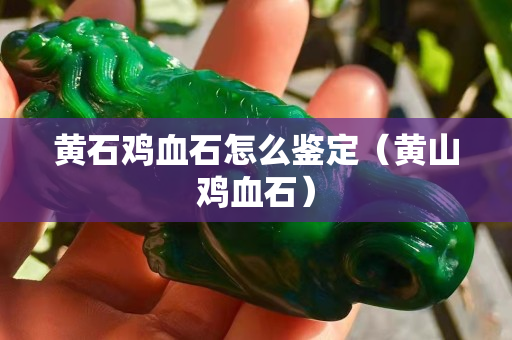 黃石雞血石怎么鑒定（黃山雞血石）