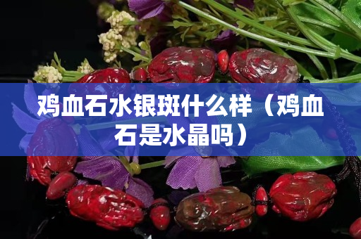 雞血石水銀斑什么樣（雞血石是水晶嗎）