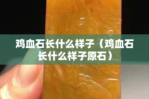 雞血石長什么樣子（雞血石長什么樣子原石）