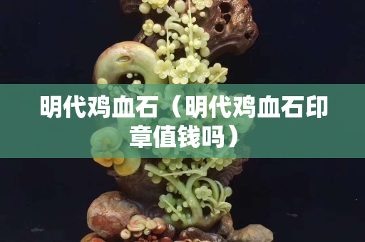 明代雞血石（明代雞血石印章值錢嗎）