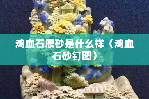 雞血石辰砂是什么樣（雞血石砂釘圖）