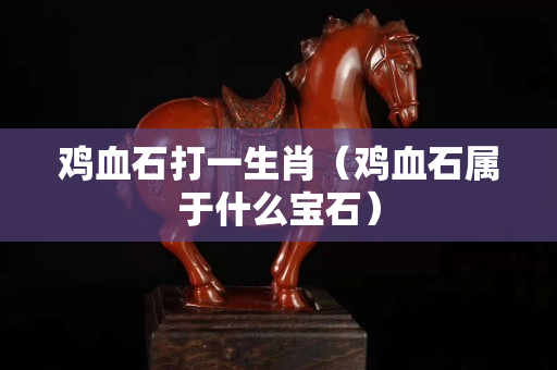 雞血石打一生肖（雞血石屬于什么寶石）