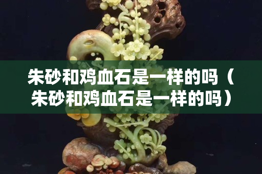 朱砂和雞血石是一樣的嗎（朱砂和雞血石是一樣的嗎）