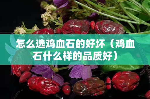 怎么選雞血石的好壞（雞血石什么樣的品質好）