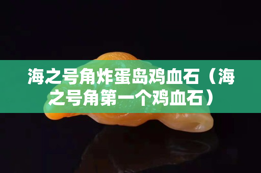海之號角炸蛋島雞血石（海之號角第一個雞血石）