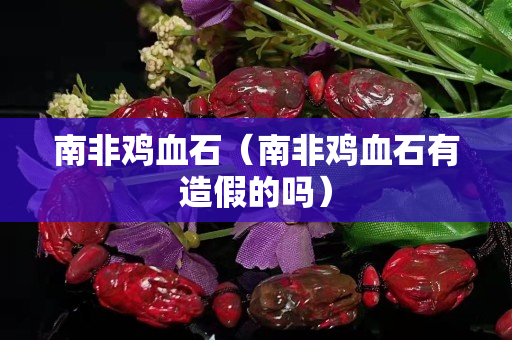 南非雞血石（南非雞血石有造假的嗎）
