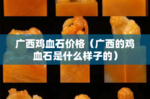 廣西雞血石價格（廣西的雞血石是什么樣子的）