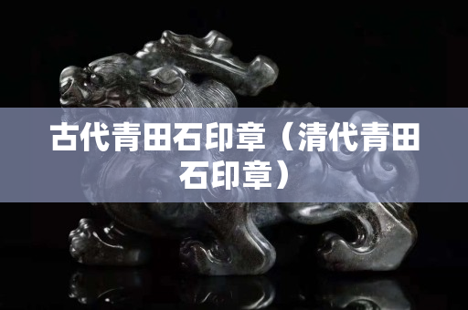 古代青田石印章（清代青田石印章）