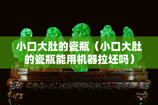 小口大肚的瓷瓶（小口大肚的瓷瓶能用機器拉坯嗎）