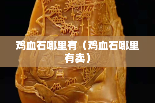 雞血石哪里有（雞血石哪里有賣）