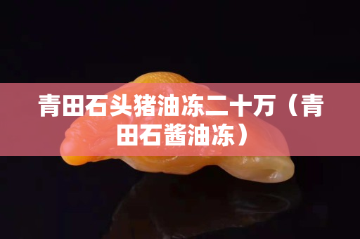 青田石頭豬油凍二十萬（青田石醬油凍）