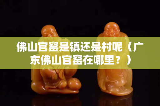 佛山官窯是鎮還是村呢（廣東佛山官窯在哪里？）