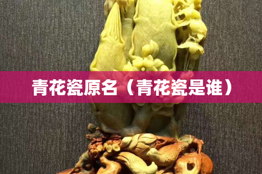 青花瓷原名（青花瓷是誰）