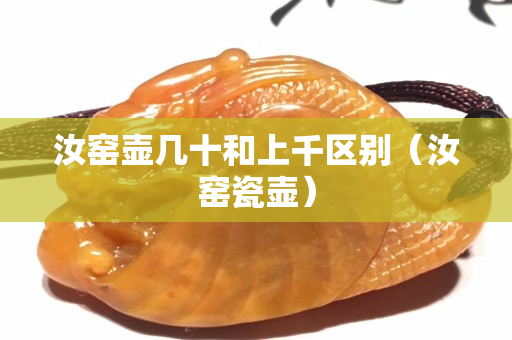 汝窯壺幾十和上千區別（汝窯瓷壺）