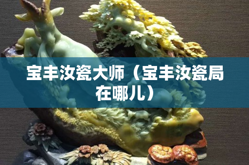 寶豐汝瓷大師（寶豐汝瓷局在哪兒）