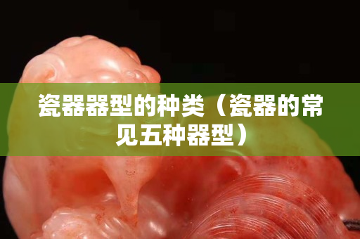 瓷器器型的種類（瓷器的常見五種器型）