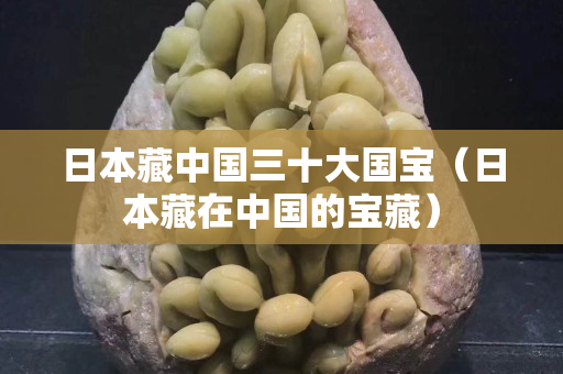 日本藏中國三十大國寶（日本藏在中國的寶藏）