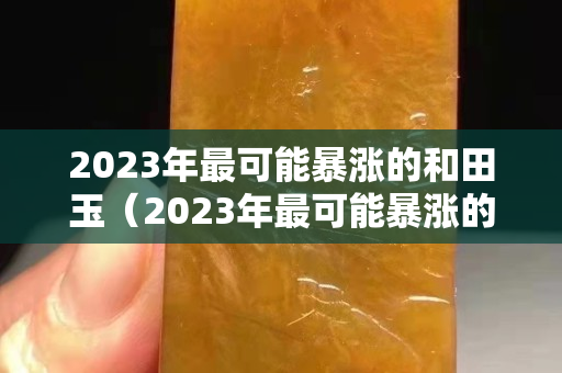 2023年最可能暴漲的和田玉（2023年最可能暴漲的和田玉是什么）