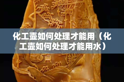 化工壺如何處理才能用（化工壺如何處理才能用水）