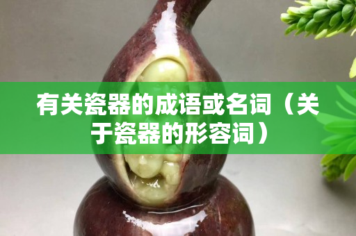 有關瓷器的成語或名詞（關于瓷器的形容詞）
