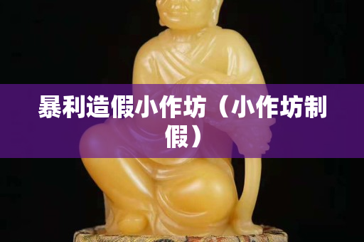 暴利造假小作坊（小作坊制假）