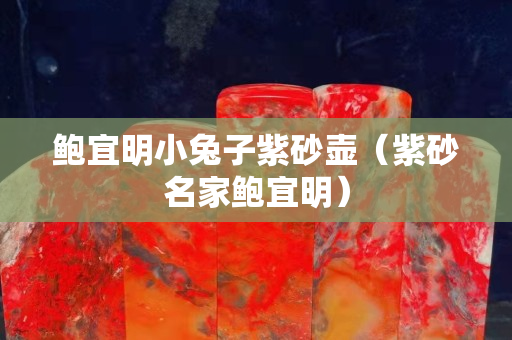 鮑宜明小兔子紫砂壺（紫砂名家鮑宜明）