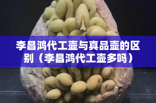 李昌鴻代工壺與真品壺的區別（李昌鴻代工壺多嗎）