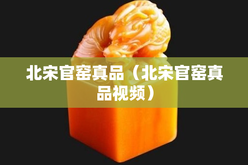 北宋官窯真品（北宋官窯真品視頻）