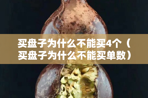 買盤子為什么不能買4個(gè)（買盤子為什么不能買單數(shù)）