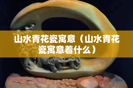 山水青花瓷寓意（山水青花瓷寓意著什么）
