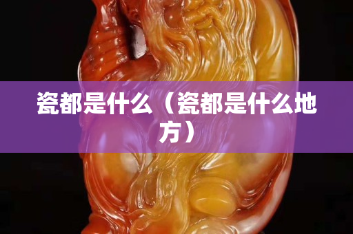瓷都是什么（瓷都是什么地方）