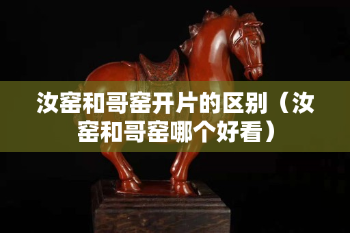 汝窯和哥窯開片的區別（汝窯和哥窯哪個好看）