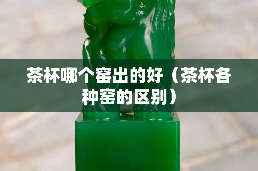 茶杯哪個窯出的好（茶杯各種窯的區(qū)別）