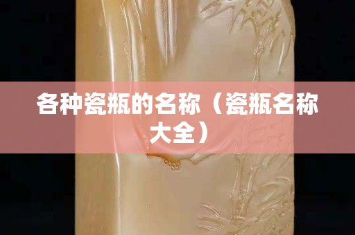 各種瓷瓶的名稱（瓷瓶名稱大全）