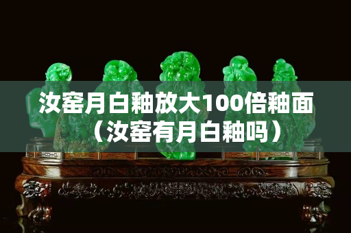 汝窯月白釉放大100倍釉面（汝窯有月白釉嗎）