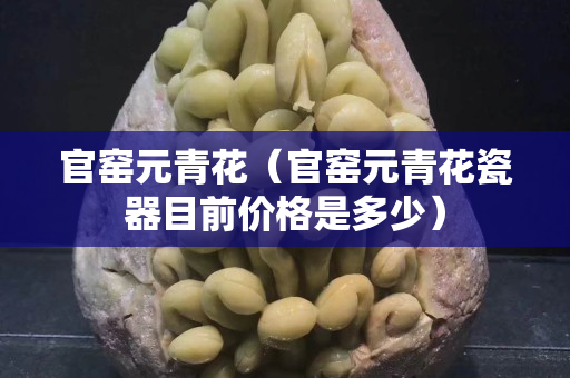 官窯元青花（官窯元青花瓷器目前價格是多少）