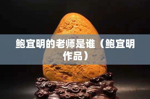 鮑宜明的老師是誰(shuí)（鮑宜明作品）
