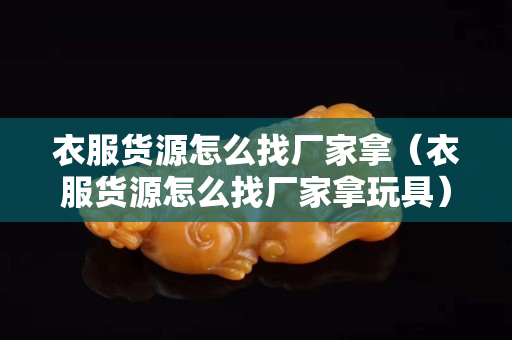 衣服貨源怎么找廠家拿（衣服貨源怎么找廠家拿玩具）