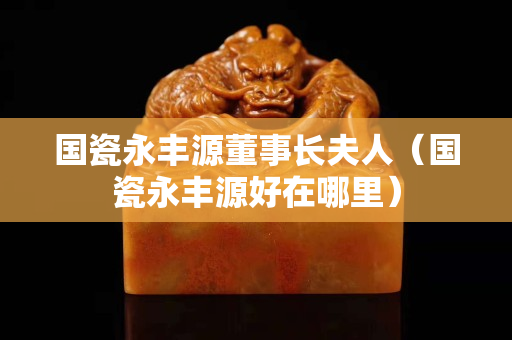 國瓷永豐源董事長夫人（國瓷永豐源好在哪里）