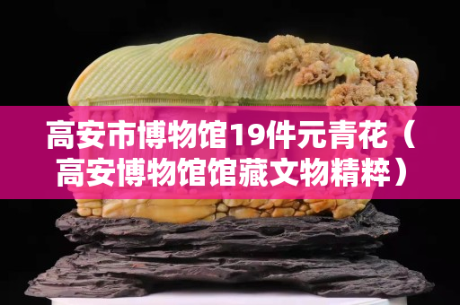高安市博物館19件元青花（高安博物館館藏文物精粹）
