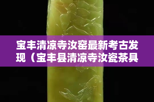 寶豐清涼寺汝窯最新考古發現（寶豐縣清涼寺汝瓷茶具一套價格）