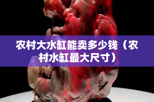 農(nóng)村大水缸能賣多少錢（農(nóng)村水缸最大尺寸）