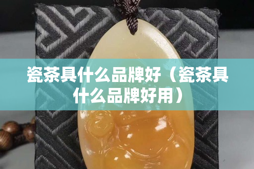 瓷茶具什么品牌好（瓷茶具什么品牌好用）