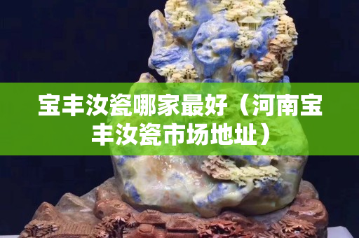 寶豐汝瓷哪家最好（河南寶豐汝瓷市場地址）