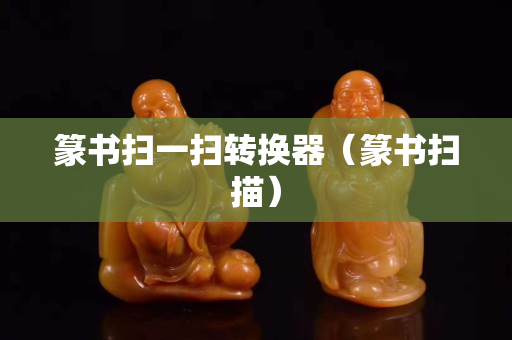 篆書掃一掃轉換器（篆書掃描）