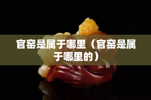 官窯是屬于哪里（官窯是屬于哪里的）
